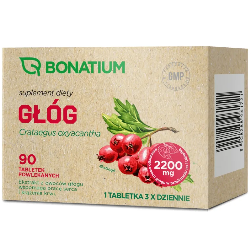 Bonatium Hawthorn, 90 comprimate Aroma by Bonatium — preț și oferte