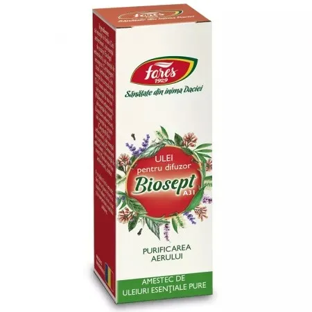 Amestec de uleiuri esentiale purificarea aerului Biosept A31, 10 ml, Fares — preț și oferte
