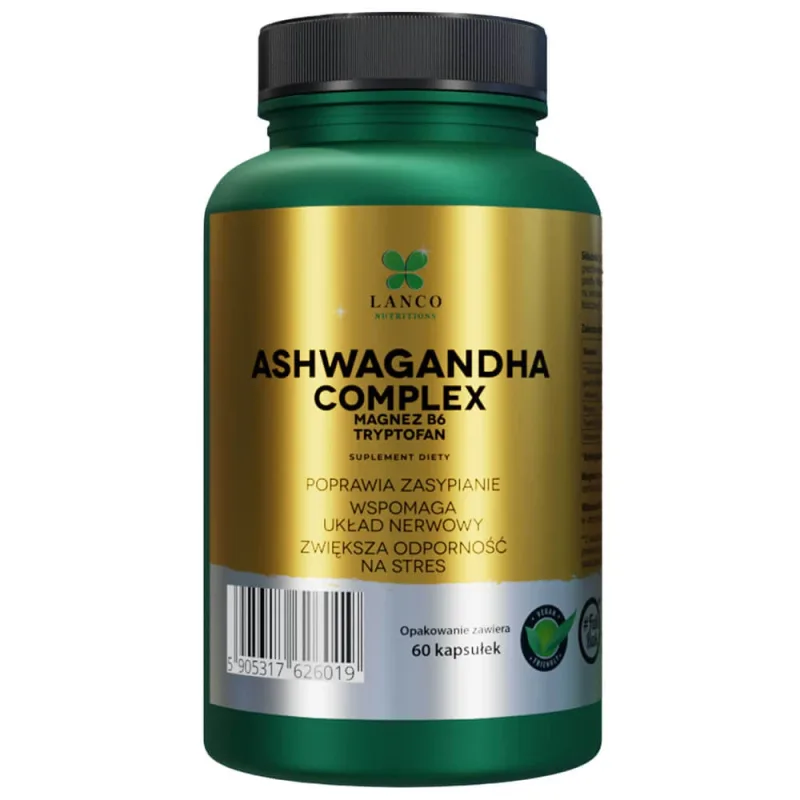 Lanco Nutritions Ashwagandha Complex, 60 capsule — preț și oferte