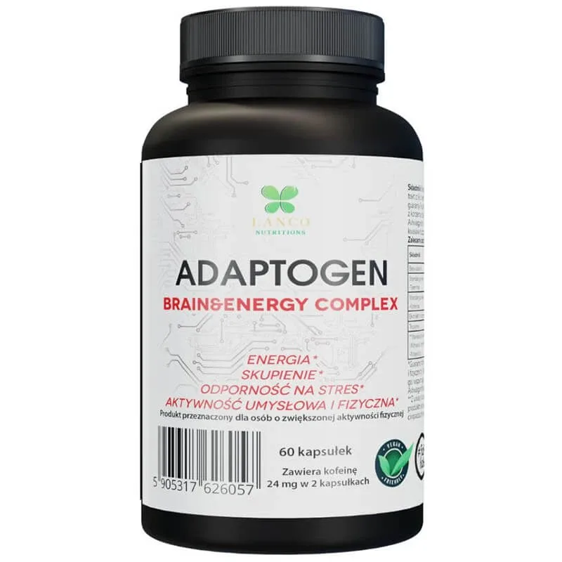 Lanco Nutritions Adaptogen Brain & Energy Complex, 60 capsule — preț și oferte