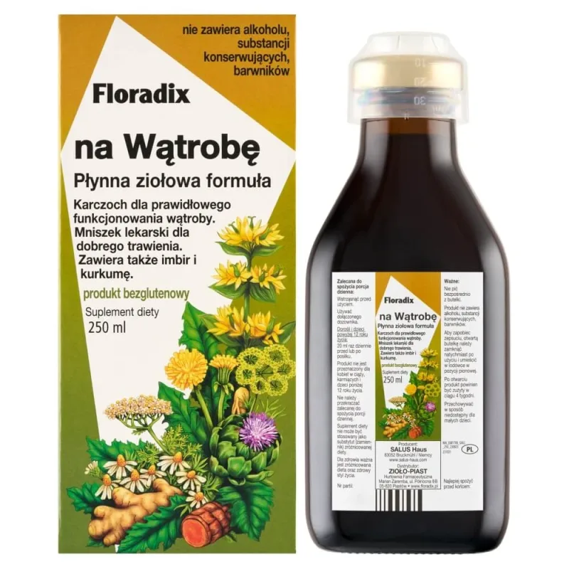 Floradix pentru ficat, 250 ml — preț și oferte