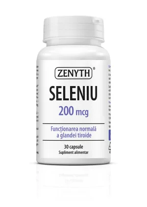 Seleniul 200 mcg, 30 capsule, Zenyth