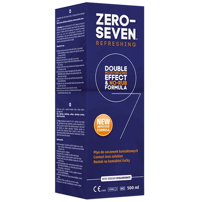 Zero-Seven Soluție răcoritoare pentru lentile, 500 ml — preț și oferte
