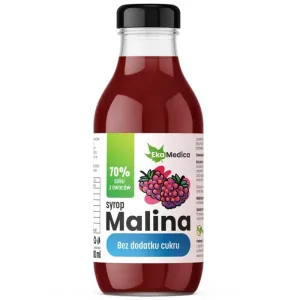EkaMedica Sirop de zmeură, fără adaos de zahăr, 300 ml