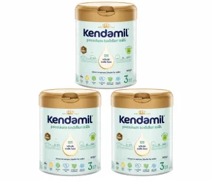 Kendamil Premium 3 HMO+ set, lapte junior, după 12 luni, 3 x 800 g