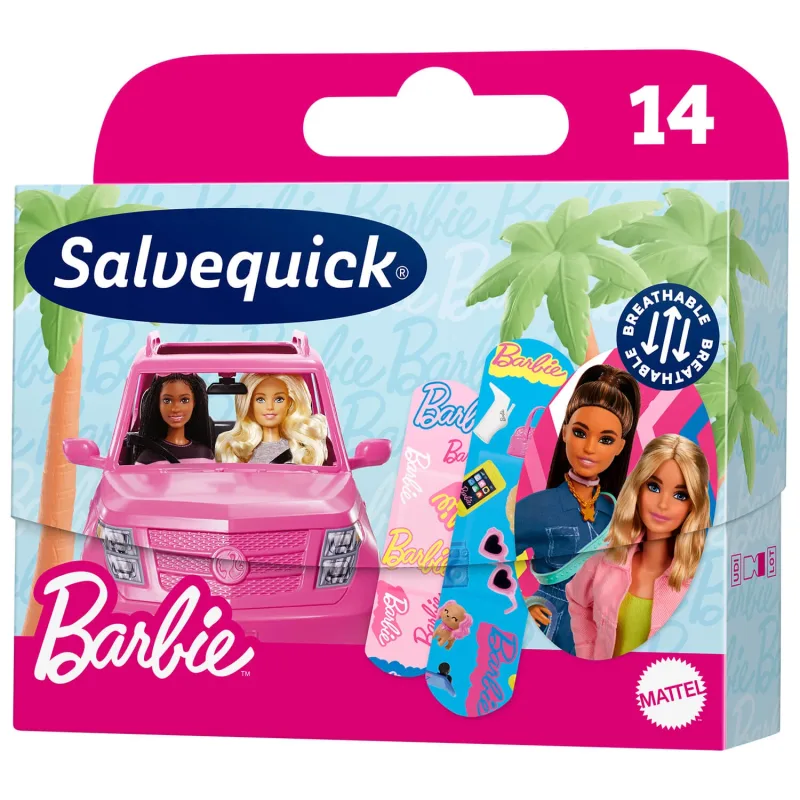 Salvequick Barbie, tencuieli, 14 bucăți — preț și oferte