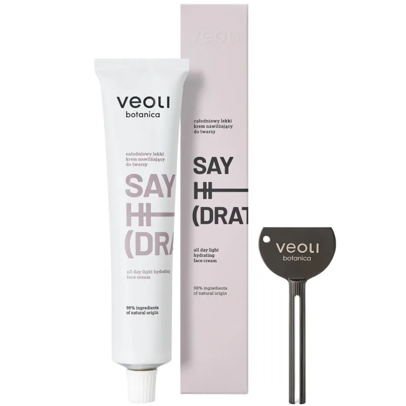 Veoli Botanica Say Hi(dration), cremă hidratantă facială ușoară pentru toată ziua, 75 ml — preț și oferte