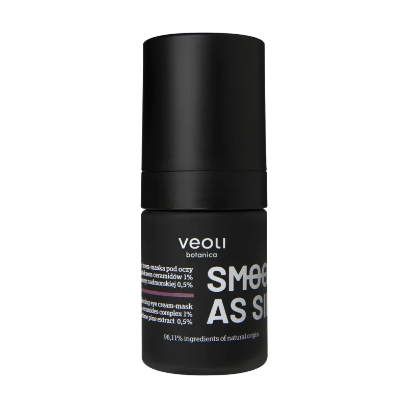 Veoli Botanica Smooth As Silk, mască-cremă de ochi reparatoare și fermizantă, 15 ml — preț și oferte