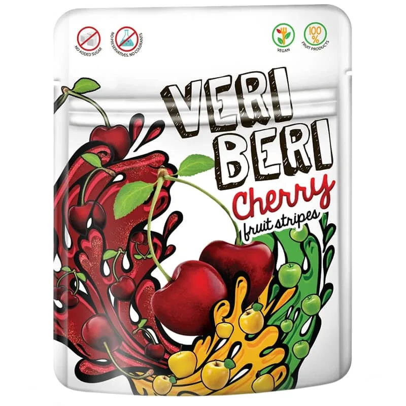 Veri Beri, jeleuri cu aromă de cireșe, 50 g — preț și oferte