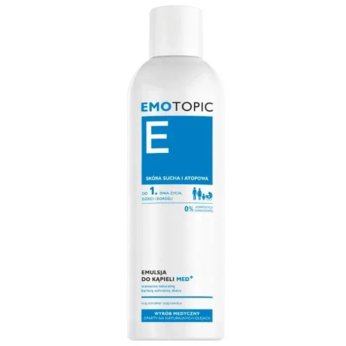Emotopic, emulsie de baie med+ din ziua 1, piele uscată și atopică, 400 ml — preț și oferte