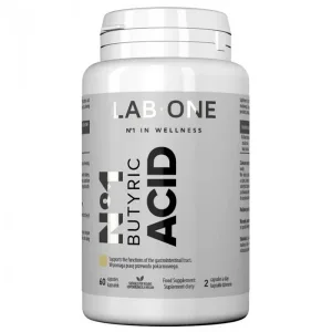Lab One Acid butiric, butirat de sodiu, 60 capsule
