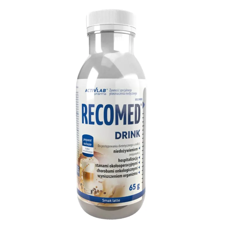 Activlab Pharma RecoMed Drink, preparat nutritiv, aromă latte, 65 g — preț și oferte
