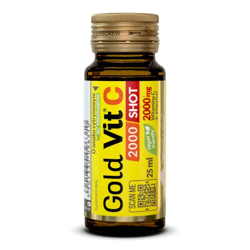 Olimp Gold-Vit C 2000 Shot, aromă de lămâie, 25 ml Olimp Labs — preț și oferte