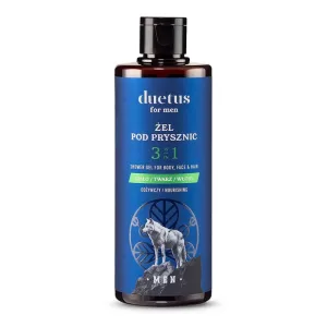Duetus For Men, gel de duș nutritiv 3 în 1, 300 ml