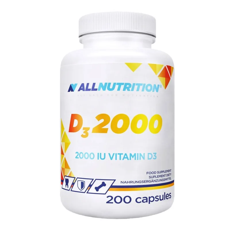 Allnutrition D3 2000, vitamina D 50 µg, 200 capsule — preț și oferte