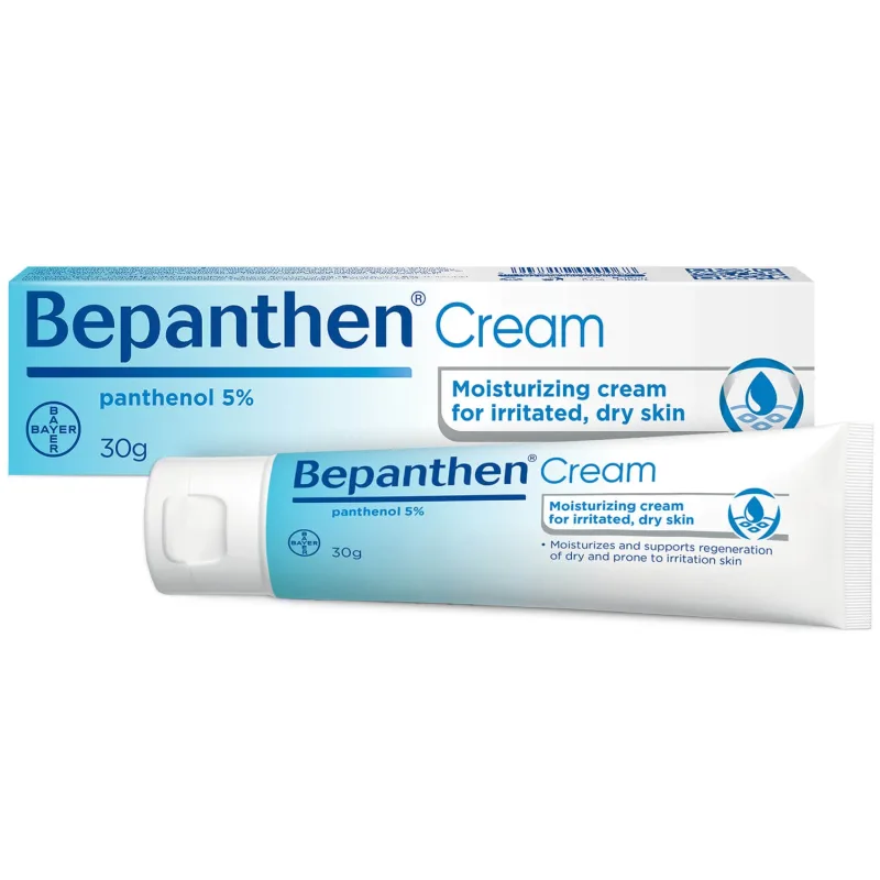 Bepanthen Derm Cream, cremă de corp specializată, piele uscată, predispusă la iritații, din prima zi, 30 g — preț și oferte