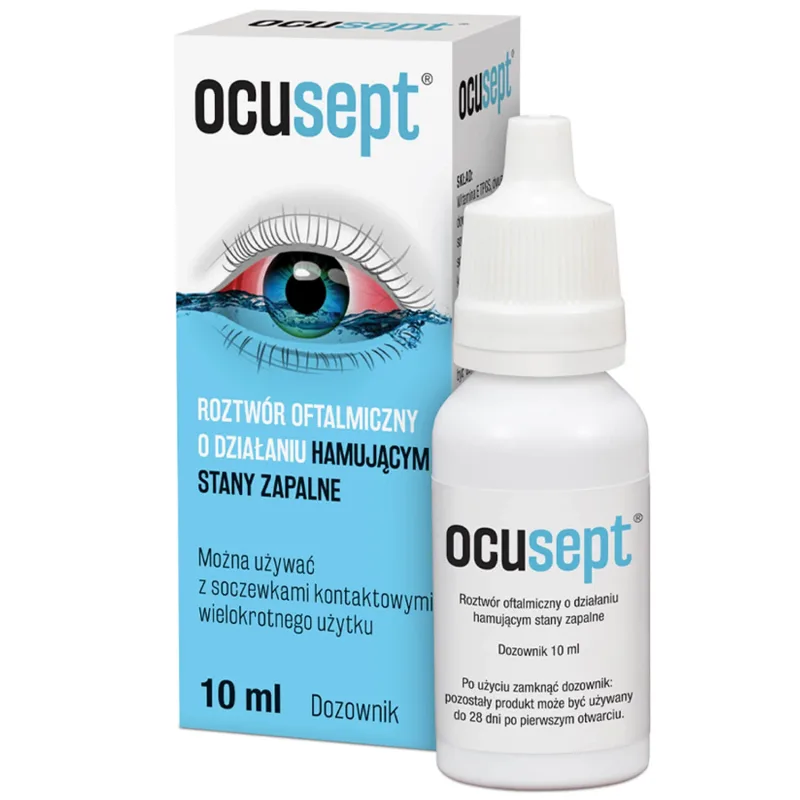 Ocusept, soluție oftalmică cu efect antiinflamator, 10 ml — preț și oferte