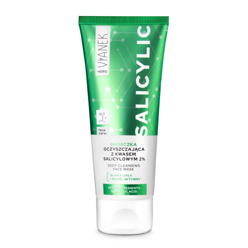 Vianek Hero Salicylic, mască de curățare cu acid salicilic, 75 ml — preț și oferte