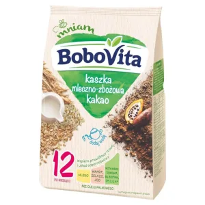 BoboVita terci de lapte și cereale, cacao, după 12 luni, 230 g