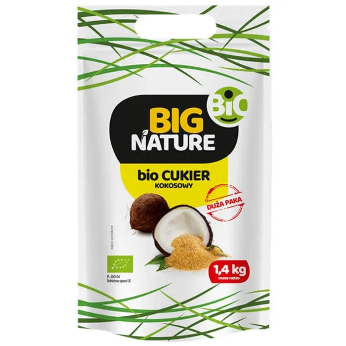 Big Nature Bio Zahăr de nucă de cocos, 1,4 kg — preț și oferte