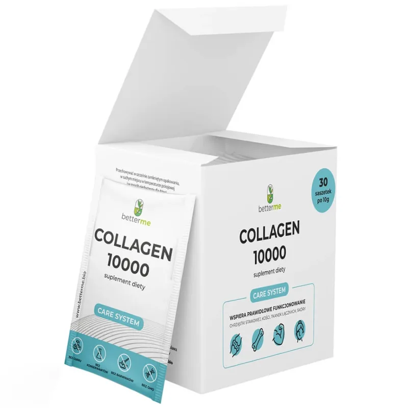 BetterMe Colagen 10000, aromă neutră, 10 g x 30 pliculețe KDF — preț și oferte