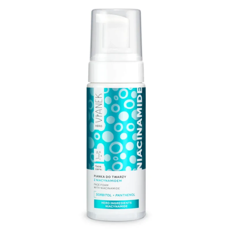 Spumă de curățare facială Vianek Hero Niacinamide, 150 ml — preț și oferte