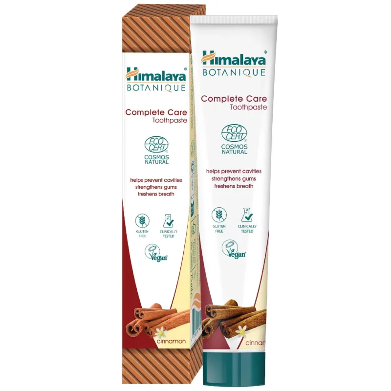 Himalaya Botanique Complete Care, pastă de dinți cu scorțișoară, fără fluor, 75 ml — preț și oferte