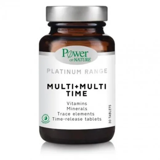 Multi plus Multi Time Multivitamine, 30cpr Power of Nature — preț și oferte
