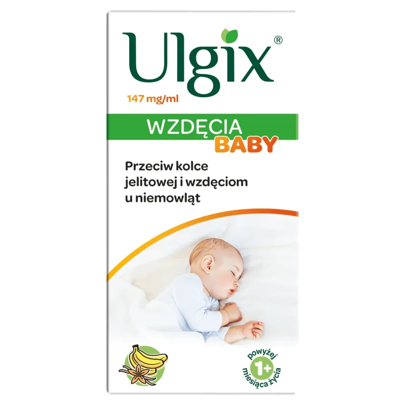 Ulgix Flatulență Baby, emulsie orală cu simeticonă cu seringă de dozare, 40 g — preț și oferte