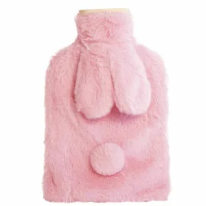 Roz, sticlă de apă termală cu capac, iepuraș roz, 2 l, 1 buc