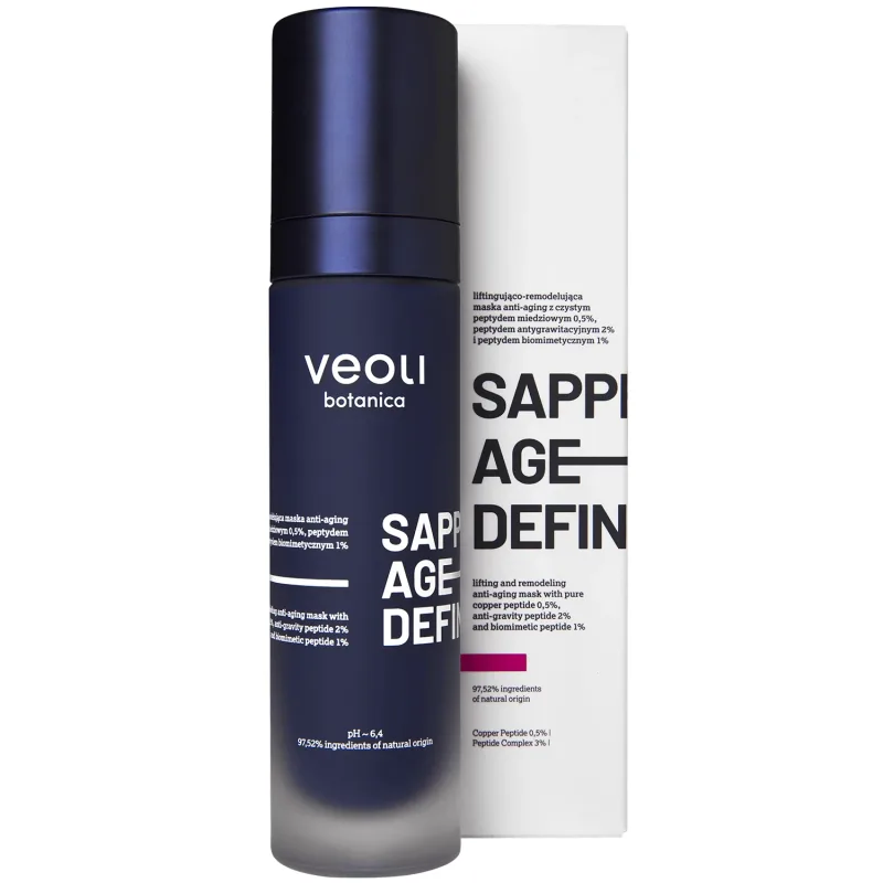Veoli Botanica Sapphire Age-Definer, mască facială de lifting și remodelare, 50 ml — preț și oferte