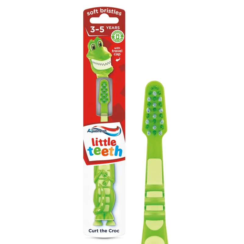 Aquafresh Little Teeth, periuță de dinți pentru copii, 3-5 ani, moale, 1 buc — preț și oferte