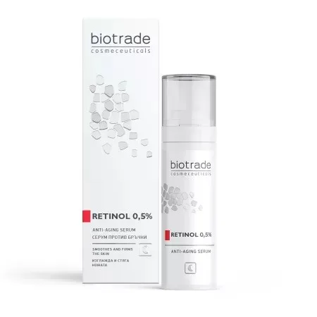Ser Anti Age cu Retinol 0.5%, 30 ml, Biotrade — preț și oferte