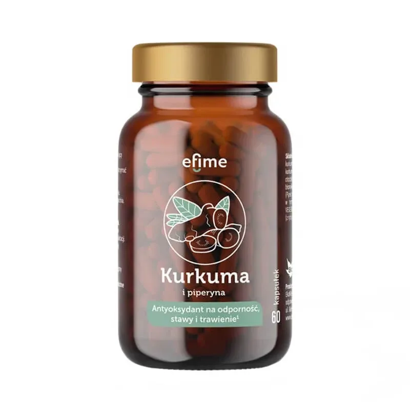 EkaMedica Efime Turmeric și piperină, 60 capsule — preț și oferte