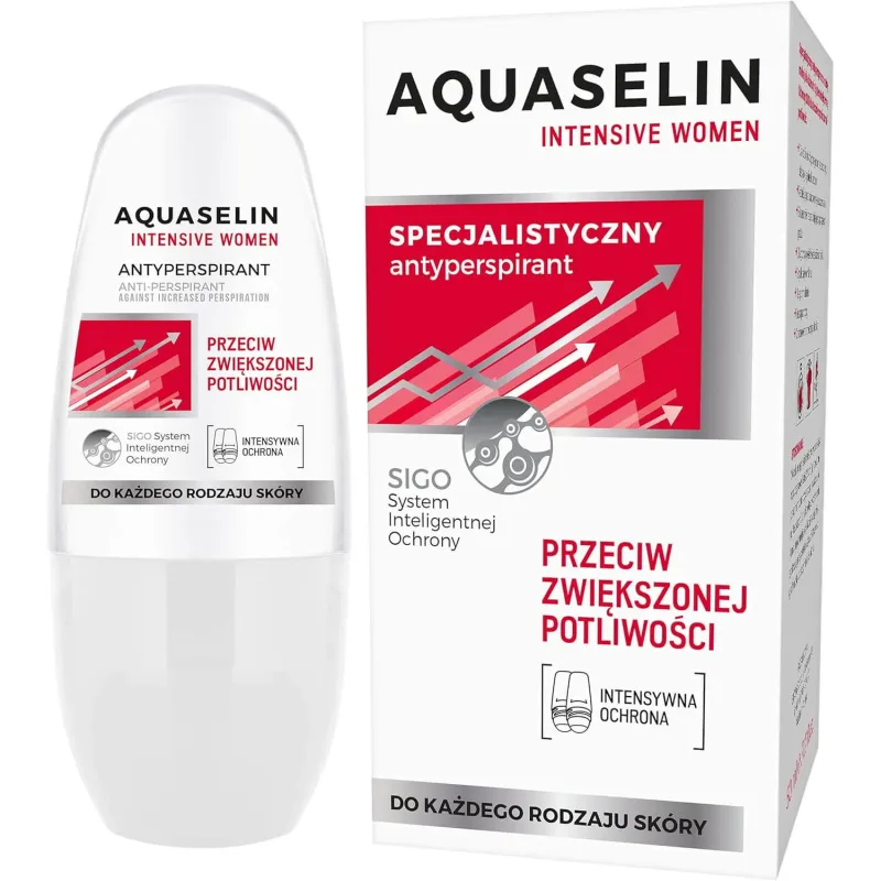Aquaselin Intensive Women, antiperspirant împotriva transpirației crescute, 50 ml — preț și oferte