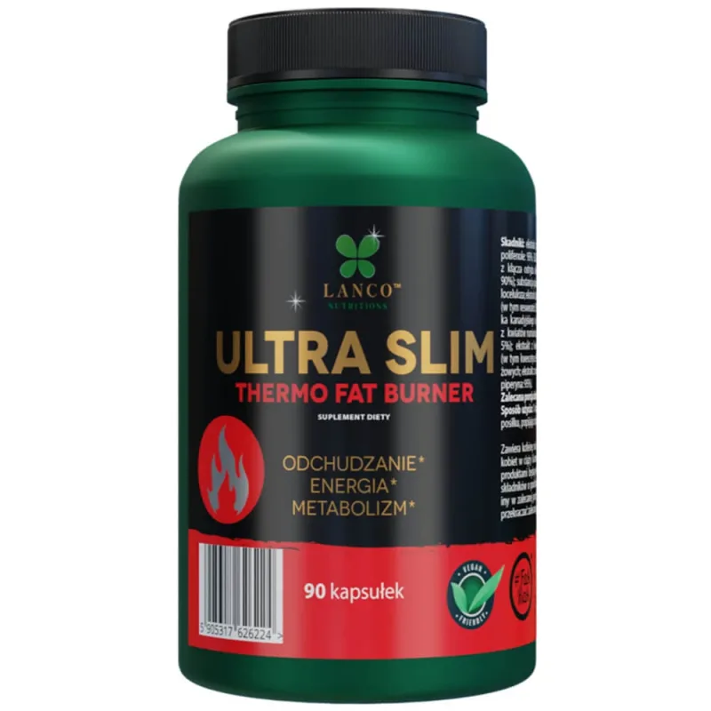 Lanco Nutritions Ultra Slim Thermo Fat Burner, 90 capsule — preț și oferte