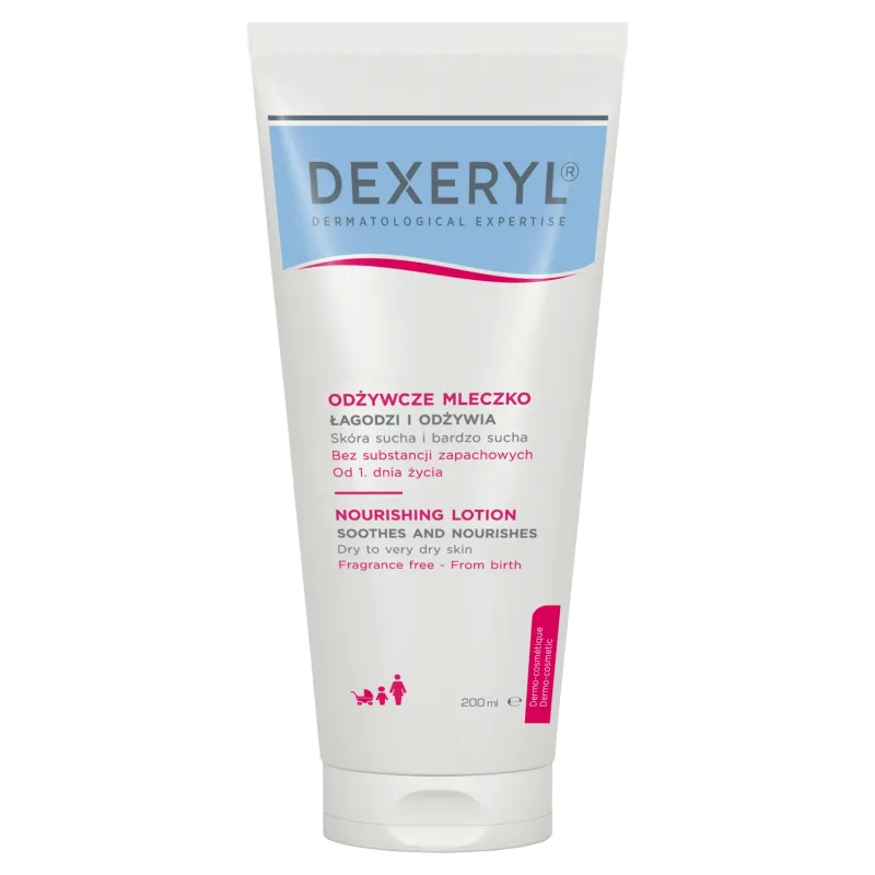 Dexeryl, lapte de corp hrănitor, 200 ml — preț și oferte