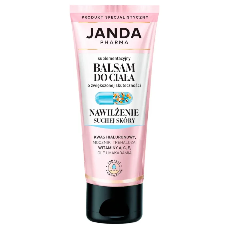 Janda Pharma, loțiune de corp suplimentară, hidratare piele uscată, 200 ml — preț și oferte