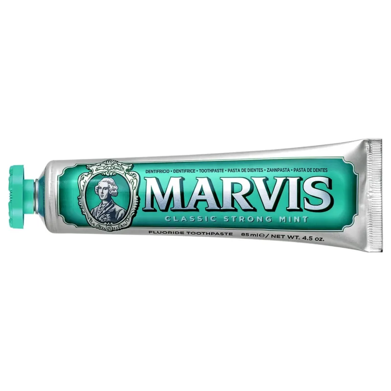 Marvis Classic Strong Mint, pastă de dinți cu mentă intensă, 85 ml — preț și oferte