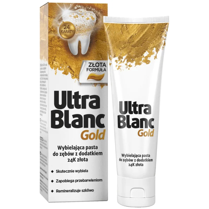 UltraBlanc Gold, pastă de dinți albitoare, 75 ml — preț și oferte