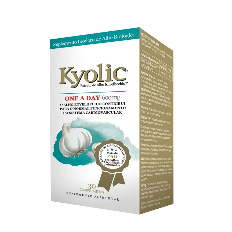 Kyolic One A DAY 600 mg, 30 comprimate, Kyolic — preț și oferte