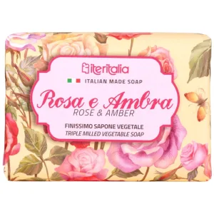 Sapun trandafir si ambra, 125 g, Iteritalia