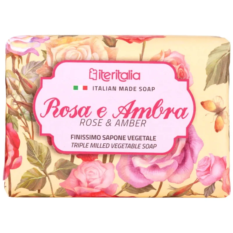 Sapun trandafir si ambra, 125 g, Iteritalia — preț și oferte