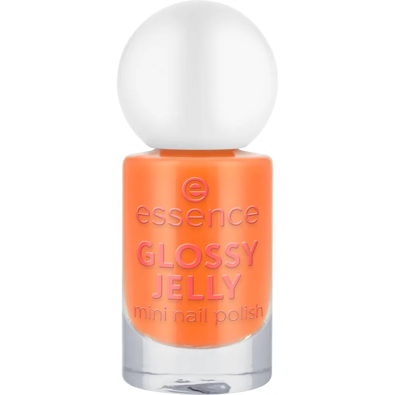 Lac de unghii mini Glossy Jelly, 03 Orange, 5 ml, Essence — preț și oferte