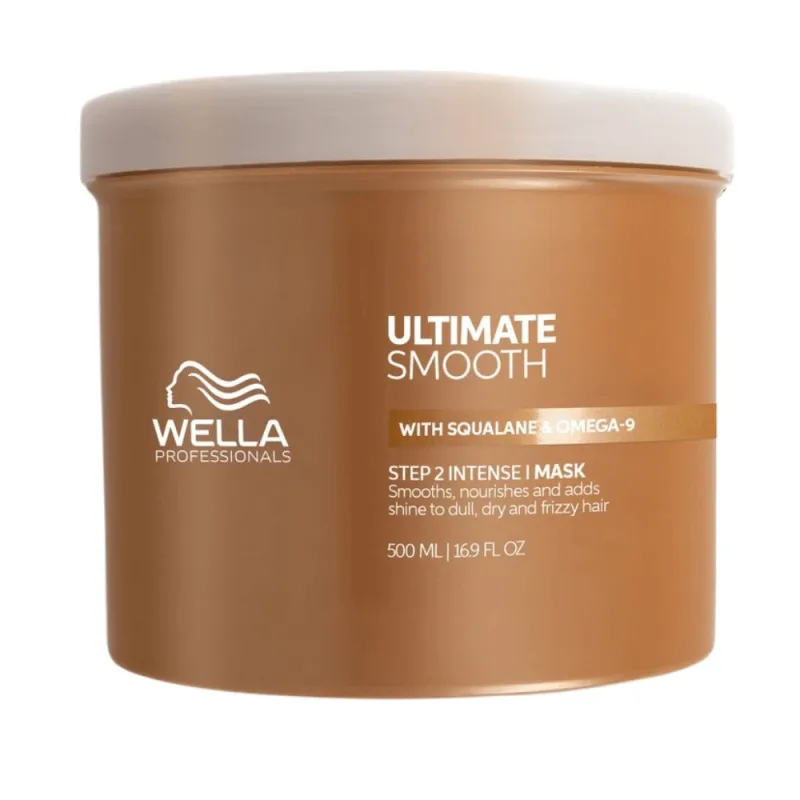 Masca hidratanta pentru par uscat cu Squalane si Omega 9 Ultimate Smooth, 500 ml, Wella Professionals — preț și oferte
