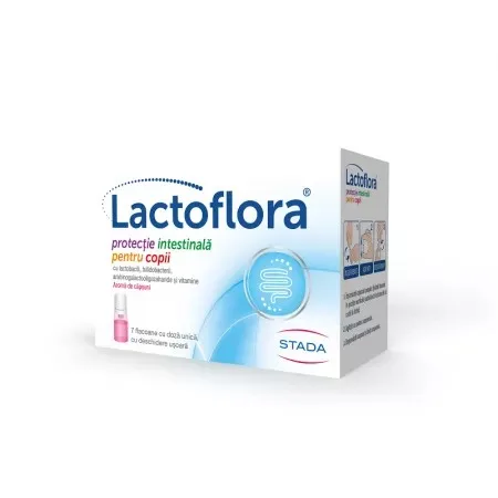 Protector intestinal pentru copii Lactoflora, 7 x 7 ml, Stada — preț și oferte