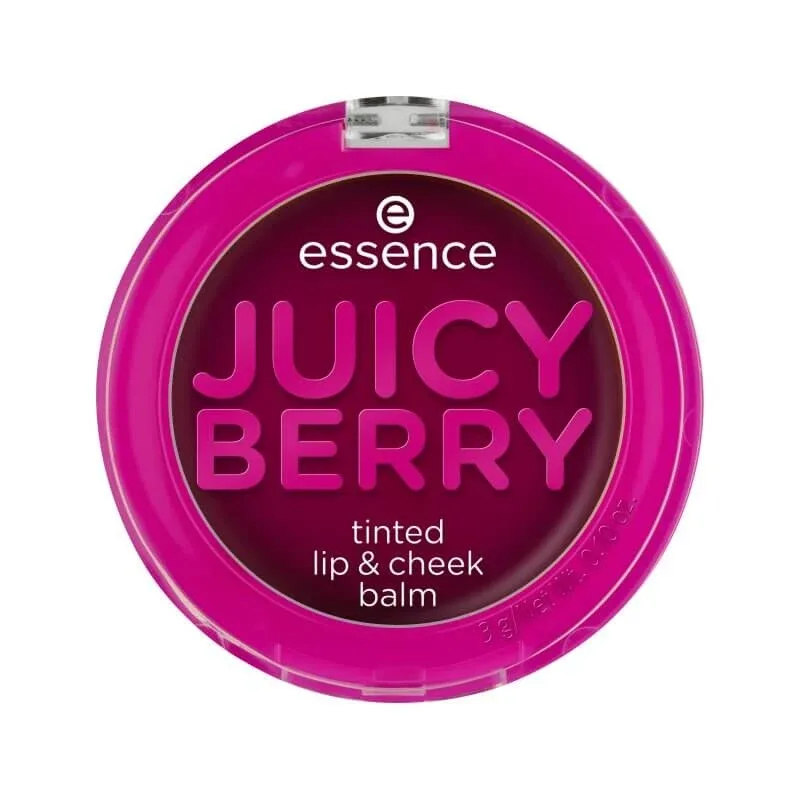 Balsam colorat pentru buze si obraji Juicy Berry, Violet, 3 g, Essence — preț și oferte