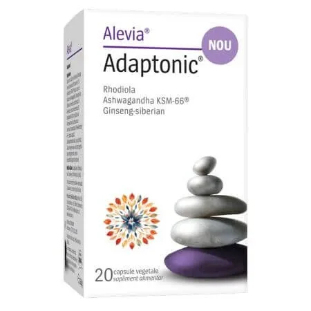 Adaptonic KSM, 20 capsule, Alevia — preț și oferte