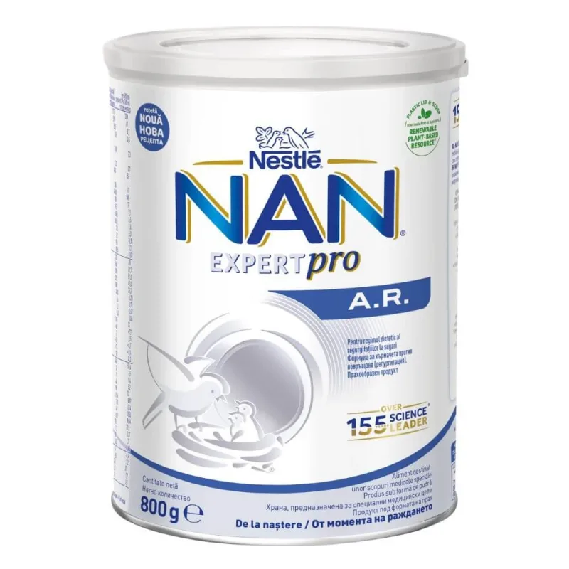 Lapte praf Nan AR Expert Pro Special, 0+ Luni, 800 g, Nestlé — preț și oferte