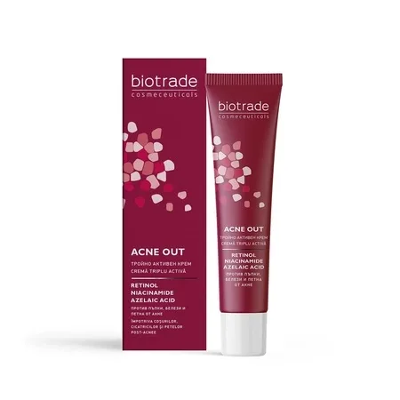 Crema Triplu Activa Acne Out, 30 ml, Biotrade — preț și oferte
